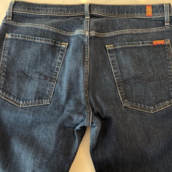 Men's 7ForAllMankind Straight Jeans (With Stretch) - Picture 3 of 7